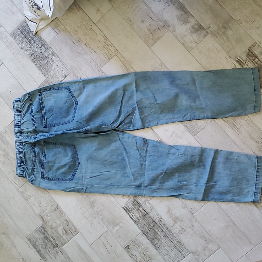 Aerie Size XS Distressed Medium Wash Jean Pants 100% Cotton - Picture 10 of 11